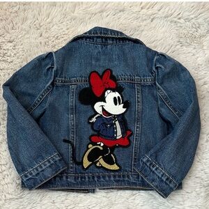 Disney & Baby GAP Minnie Mouse Denim Jacket matching mommy jacket